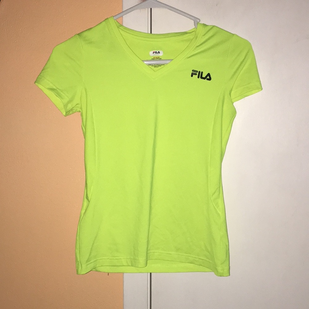 Fila Neon Yellow sports wear